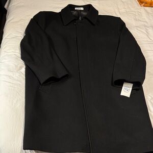 Men's Elegant Black Trench Coat